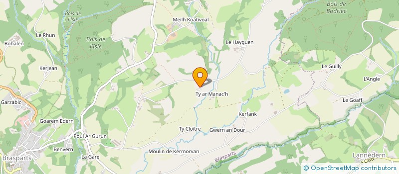 localisation de l'entreprise MADAME CHLOE JEGO  BRASPARTS