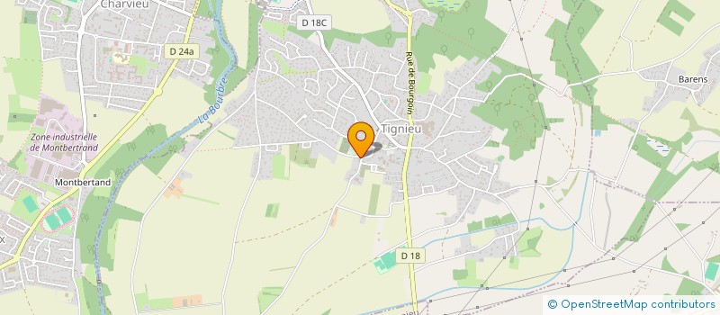 localisation de l'entreprise MADAME CHLOE JOGUET-LOPEZ  TIGNIEU-JAMEYZIEU