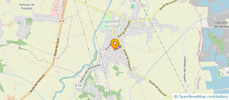 localisation de l'entreprise MADAME CHLOE JOSEPH JOURDA  LAGARDELLE-SUR-LEZE