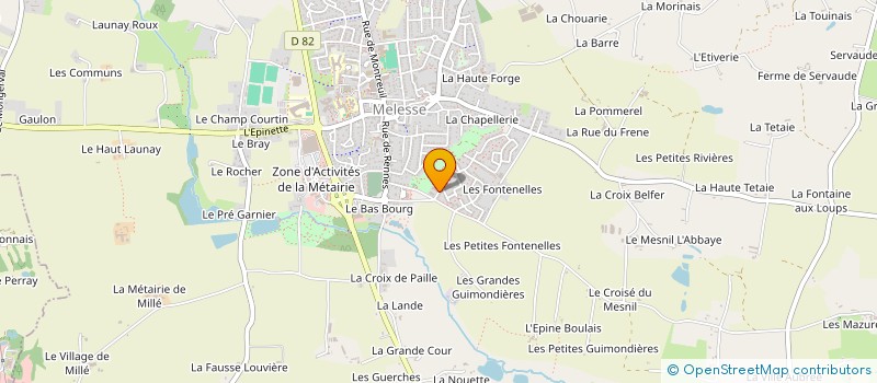 localisation de l'entreprise MADAME CHLOE JOUET à CALVI