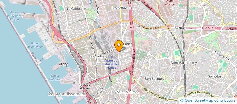 localisation de l'entreprise MADAME CHLOE JOUSSELME à MARSEILLE