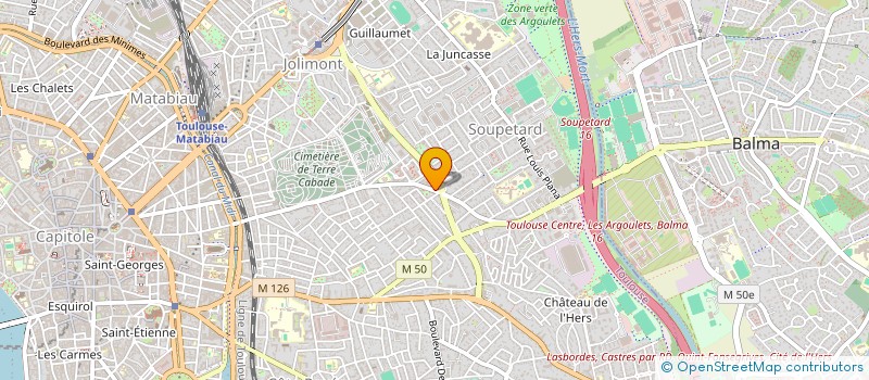 localisation de l'entreprise MADAME CHLOE JUAN à TOULOUSE
