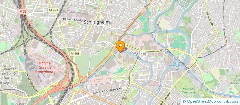 localisation de l'entreprise MADAME CHLOE KAEUFFER à STRASBOURG