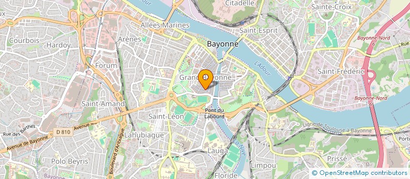 localisation de l'entreprise MADAME CHLOE KERYHUEL à BAYONNE