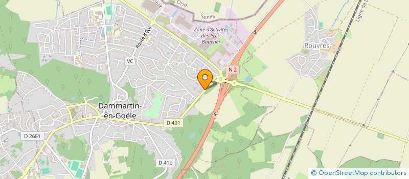 localisation de l'entreprise MADAME CHLOE KHONG  DAMMARTIN-EN-GOELE