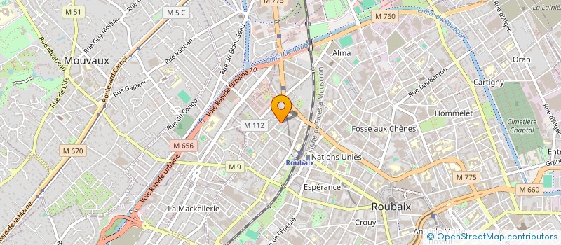 localisation de l'entreprise MADAME CHLOE KOWALKA  WASQUEHAL