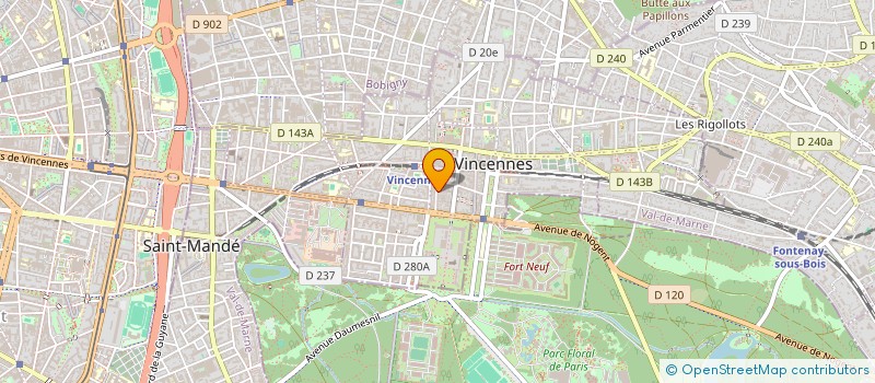 localisation de l'entreprise MADAME CHLOE KRITHARAS-DEVIENNE à VINCENNES