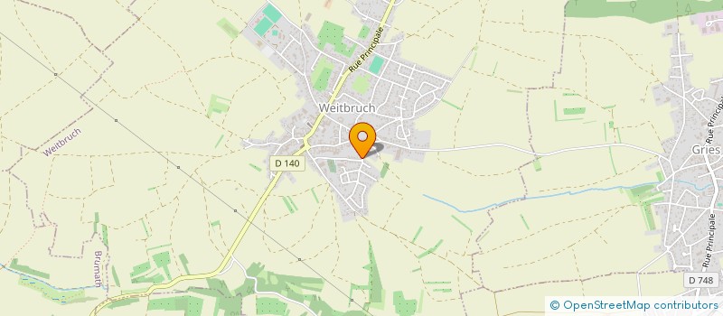 localisation de l'entreprise MADAME CHLOE KUNTZMANN  WEITBRUCH