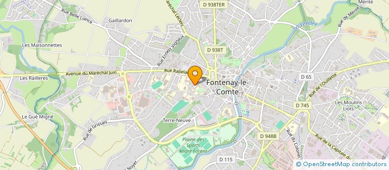 localisation de l'entreprise MADAME CHLOE LABADIE à FONTENAY-LE-COMTE