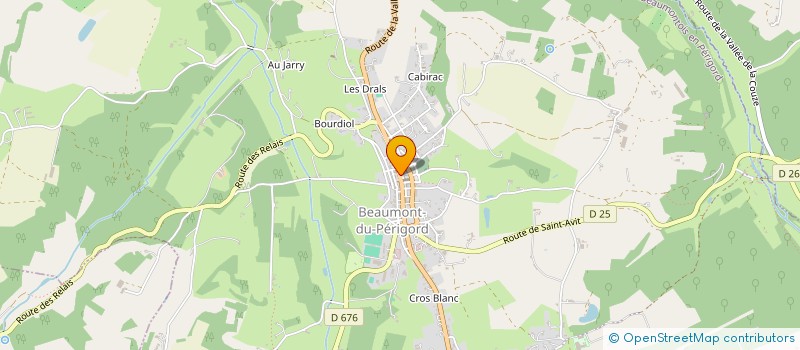 localisation de l'entreprise MADAME CHLOE LABROT  BEAUMONTOIS EN PERIGORD