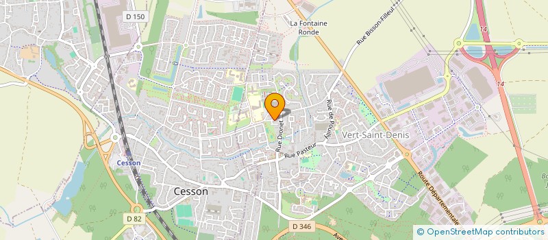 localisation de l'entreprise MADAME CHLOE LACOMBE  VERT-SAINT-DENIS