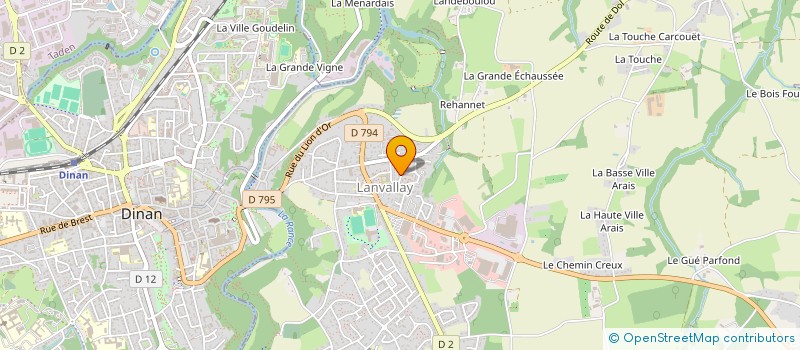 localisation de l'entreprise MADAME CHLOE LACUSKA  LANVALLAY