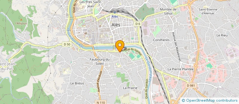 localisation de l'entreprise MADAME CHLOE LAFAURIE  ALES