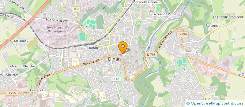 localisation de l'entreprise MADAME CHLOE LAFONT à DINAN
