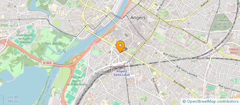 localisation de l'entreprise MADAME CHLOE LAGARDE à ANGERS
