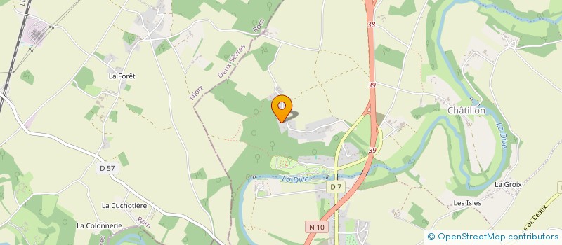 localisation de l'entreprise MADAME CHLOE LAHAYE  VALENCE-EN-POITOU