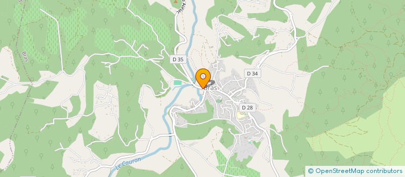 localisation de l'entreprise MADAME CHLOE LALLEMENT  BRAS