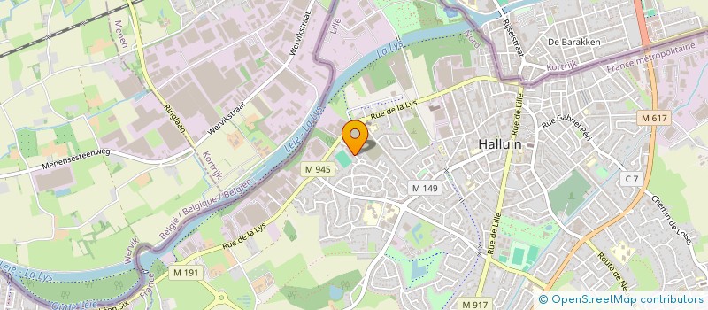 localisation de l'entreprise MADAME CHLOE LALMAND  HALLUIN