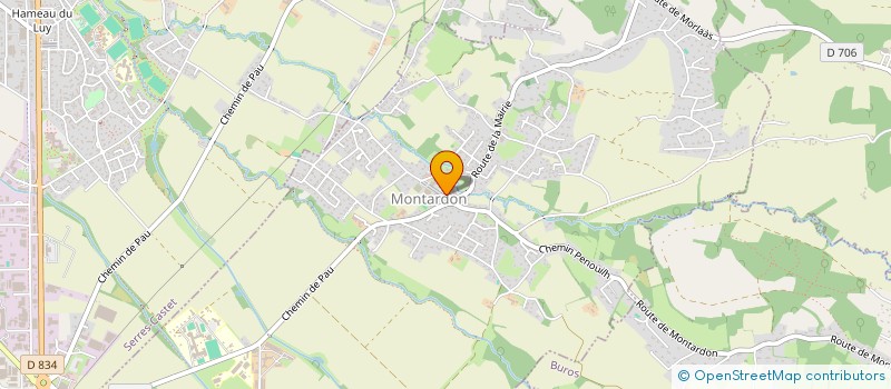 localisation de l'entreprise MADAME CHLOE LAMARQUE  MONTARDON