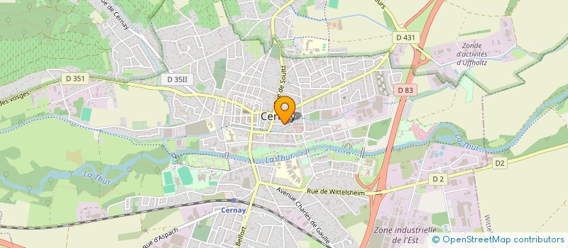 localisation de l'entreprise MADAME CHLOE LAMBOLEZ à CERNAY