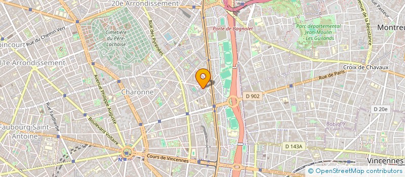 localisation de l'entreprise MADAME CHLOE LANGER  PARIS