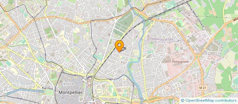 localisation de l'entreprise MADAME CHLOE LANZAFAME à MONTPELLIER