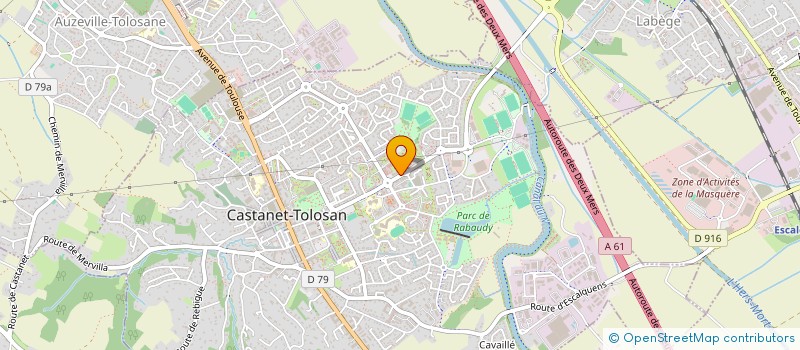 localisation de l'entreprise MADAME CHLOE LAPEYRONIE à CASTANET-TOLOSAN