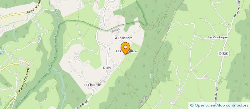 localisation de l'entreprise MADAME CHLOE LAURENCIN à MERLAS