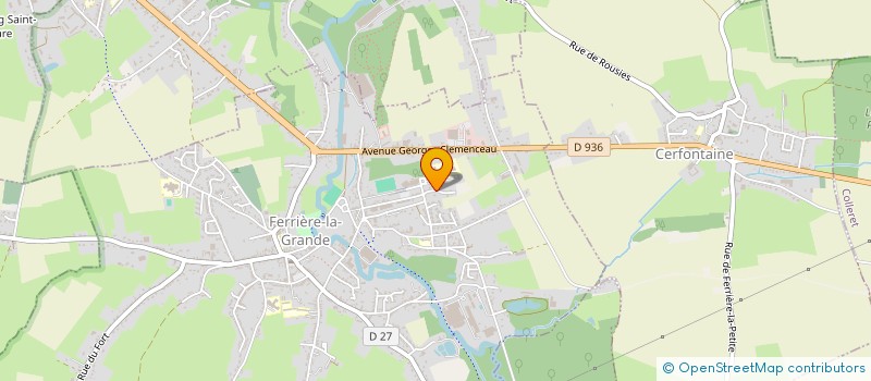 localisation de l'entreprise MADAME CHLOE LAURENT à FERRIERE-LA-GRANDE