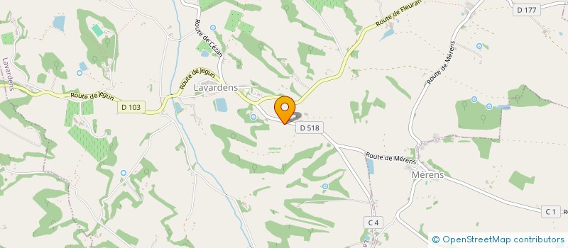 localisation de l'entreprise MADAME CHLOE LAVALLEE  SAINT-SAUVY