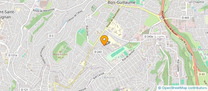 localisation de l'entreprise MADAME CHLOE LAVIEUVILLE à BOIS-GUILLAUME