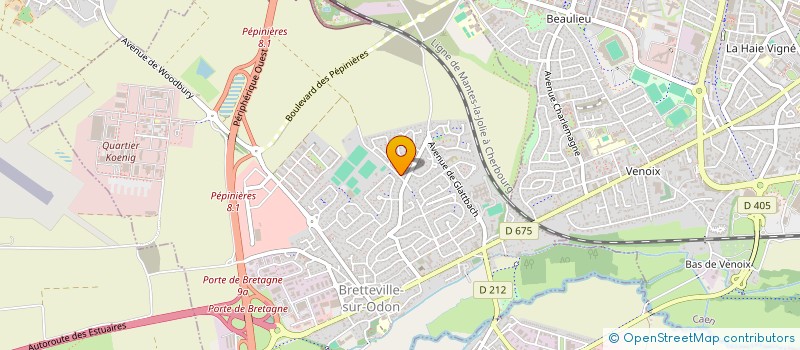 localisation de l'entreprise MADAME CHLOE LAVILLE  BRETTEVILLE-SUR-ODON