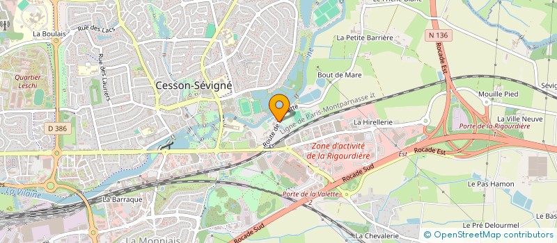 localisation de l'entreprise MADAME CHLOE LE COUSTER  CESSON-SEVIGNE