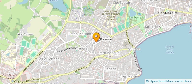 localisation de l'entreprise MADAME CHLOE LE GALL  SAINT-NAZAIRE