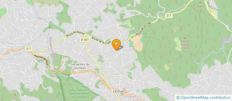 localisation de l'entreprise MADAME CHLOE LE GUILLOU à ROQUEFORT-LES-PINS