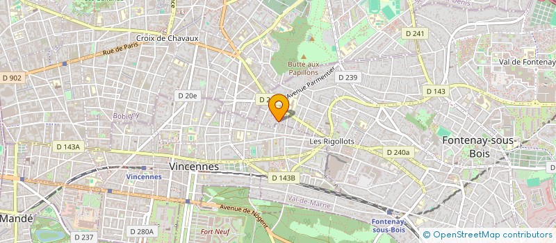 localisation de l'entreprise MADAME CHLOE LE HORS  FONTENAY-SOUS-BOIS