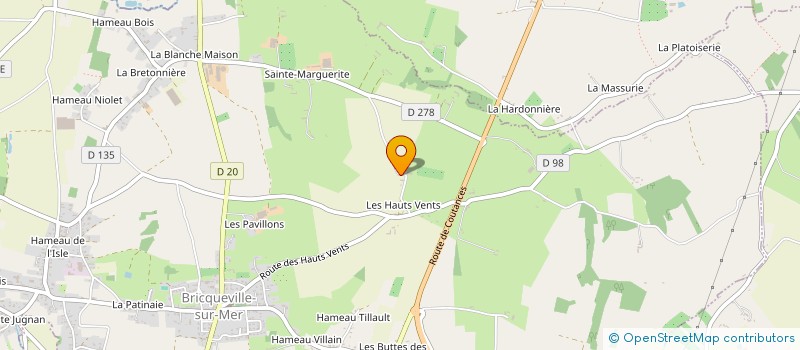 localisation de l'entreprise MADAME CHLOE LE ROUZIC  BRICQUEVILLE-SUR-MER