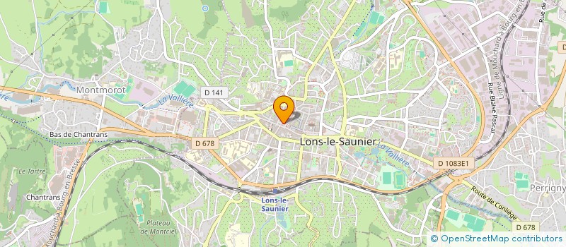 localisation de l'entreprise MADAME CHLOE LEBERT à LONS-LE-SAUNIER