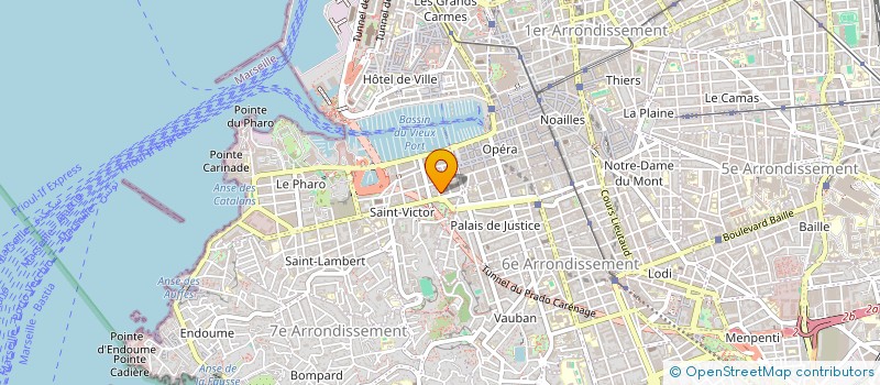 localisation de l'entreprise MADAME CHLOE LECORDIER  MARSEILLE