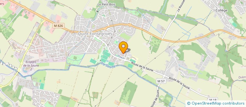 localisation de l'entreprise MADAME CHLOE LEFEBVRE  QUINT-FONSEGRIVES