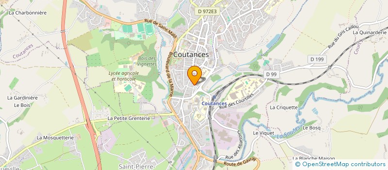 localisation de l'entreprise MADAME CHLOE LEFRANC à COUTANCES