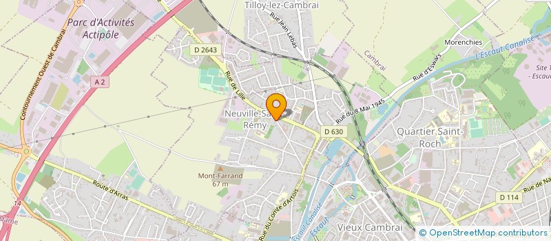 localisation de l'entreprise MADAME CHLOE LEGRAND  GOUZEAUCOURT