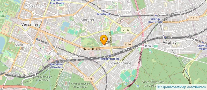 localisation de l'entreprise MADAME CHLOE LEGROS à VERSAILLES