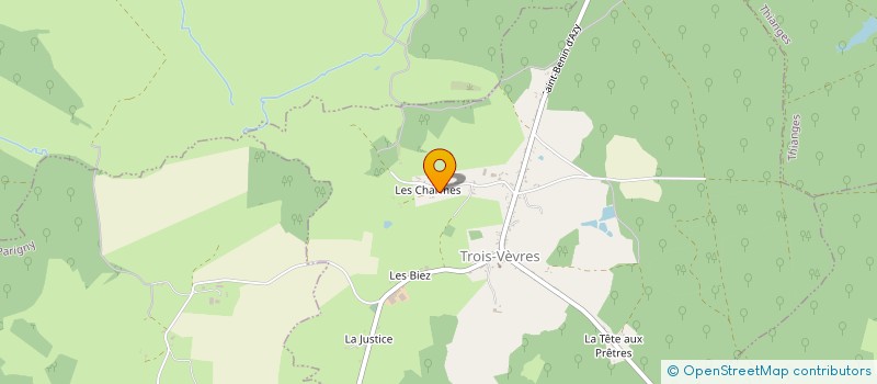 localisation de l'entreprise MADAME CHLOE LEMOINE à TROIS-VEVRES