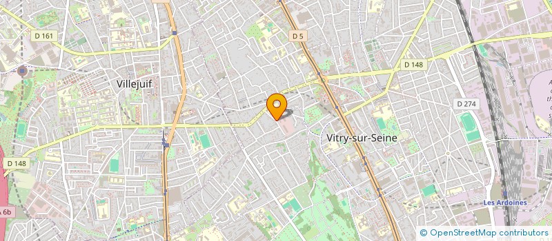 localisation de l'entreprise MADAME CHLOE LESENFANS  VITRY-SUR-SEINE