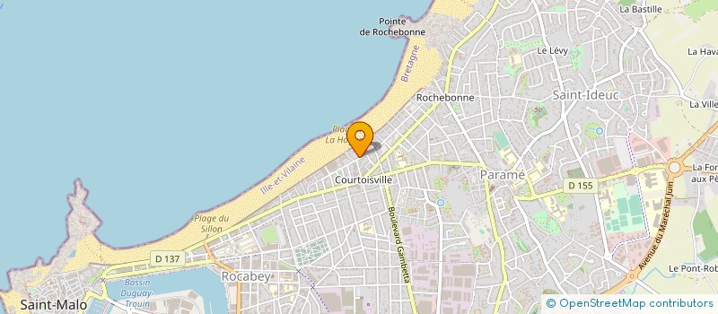 localisation de l'entreprise MADAME CHLOE LESERVOISIER  SAINT-MALO