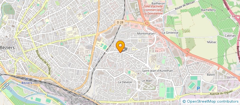localisation de l'entreprise MADAME CHLOE LETELLIER à BEZIERS