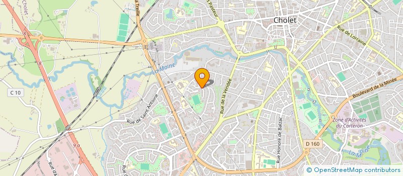 localisation de l'entreprise MADAME CHLOE LEVAVASSEUR à CHOLET