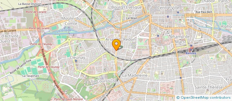 localisation de l'entreprise MADAME CHLOE LEVRAUD  RENNES