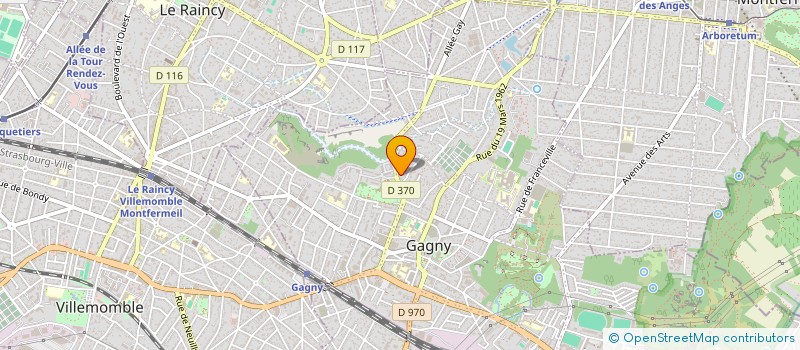 localisation de l'entreprise MADAME CHLOE LHEVEDER  GAGNY